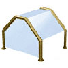 Glass on Top, Slant, and One or Both Sides Sneeze Guards