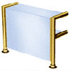 Glass on Top, Shelf, and One or Both Ends Sneeze Guards