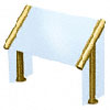Glass on Slant and One or Both Ends Sneeze Guards