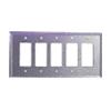 Five Gang Glass Mirror Plates