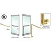 Polished Brass EG110 Rail Mount Handles