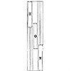 CRL SDR Wedge-Lock XOX Format Sliding Door Rails