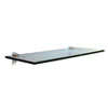 Tempered Glass Shelf Kits with Aluminum Shelf Brackets