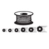 STB Hollow Ribbed Screen Spline - 100 Ft. Rolls
