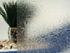 Mini Mosaic Cut Glass Static Cling Window Film