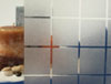 Frosted Squares Static Cling Window Film