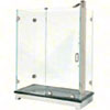 CRL Essence Sliding Headerless Rolling Shower Door System