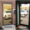 Mirrored Gold Privacy Window Film