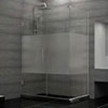 Dreamline Unidoor Plus Shower Enclosures with Half-Frosted Glass Door - 53"-60" Width Range
