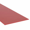 Red Extreme-Temperature Silicone Foam Sheets and Strips with Plain Back