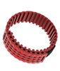 Vinyl Plastic Wraparound Red Bumpers for Tubing and Rod Applications