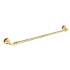 Rondo 24" Cuttable Single Sided Towel Bar with Rosettes